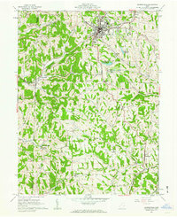 Barnesville 1961 topographic map thumbnail