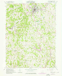 Barnesville 1961 topographic map thumbnail