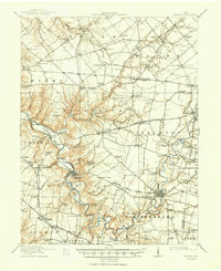 Batavia 1916 topographic map preview
