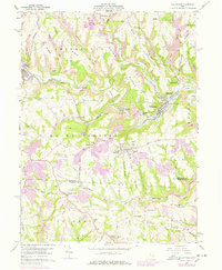 Dillonvale 1960 topographic map preview