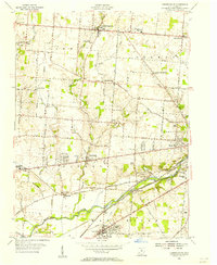 Donnelsville 1955 topographic map thumbnail