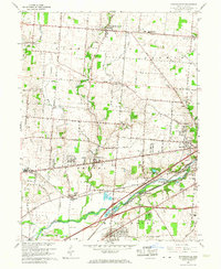 Donnelsville 1965 topographic map thumbnail