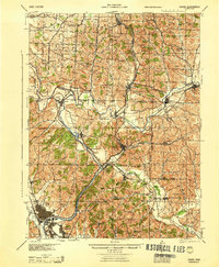 Dover 1944 topographic map thumbnail