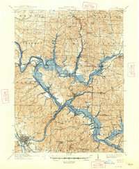 Dover 1912 topographic map thumbnail