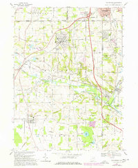 Doylestown 1969 topographic map thumbnail