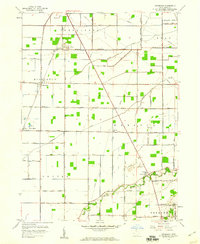 Dunbridge 1958 topographic map thumbnail