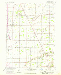 Dunbridge 1958 topographic map thumbnail