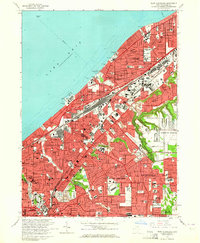 East Cleveland 1963 topographic map thumbnail
