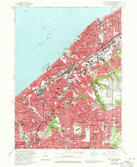 East Cleveland 1963 topographic map thumbnail