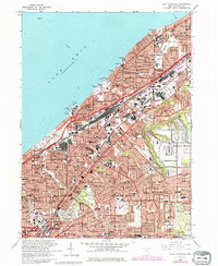 East Cleveland 1963 topographic map thumbnail