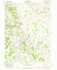 East Liberty 1961 topographic map thumbnail