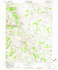 East Liberty 1961 topographic map thumbnail