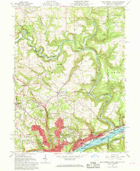 East Liverpool North 1960 topographic map thumbnail