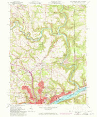 East Liverpool North 1960 topographic map thumbnail