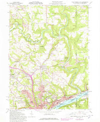 East Liverpool North 1960 topographic map thumbnail