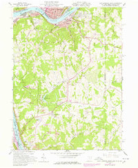 East Liverpool South 1960 topographic map thumbnail