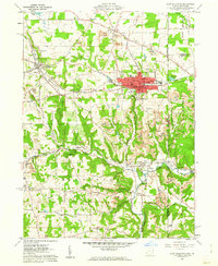 East Palestine 1960 topographic map thumbnail