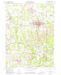 East Palestine 1960 topographic map thumbnail