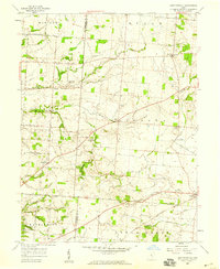 East Ringgold 1958 topographic map thumbnail