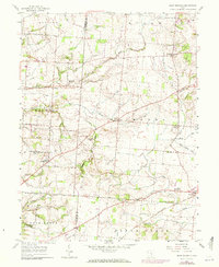 East Ringgold 1958 topographic map thumbnail