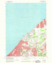 Eastlake 1963 topographic map thumbnail