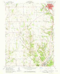 Eaton South 1960 topographic map thumbnail