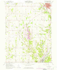 Eaton South 1960 topographic map thumbnail