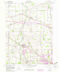 Elida 1960 topographic map thumbnail