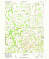 Elkton 1960 topographic map thumbnail