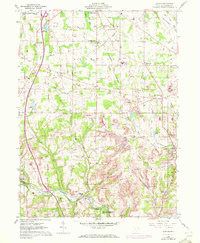 Elkton 1960 topographic map thumbnail