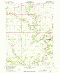 Evansport 1960 topographic map thumbnail