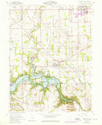 Farmersville 1960 topographic map thumbnail