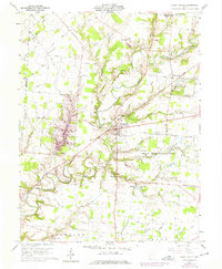 Fayetteville 1960 topographic map thumbnail