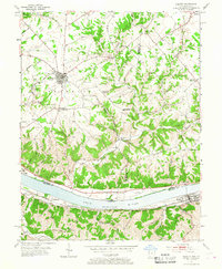 Felicity 1953 topographic map preview
