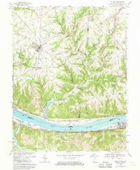 Felicity 1968 topographic map thumbnail