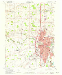 Findlay 1960 topographic map thumbnail