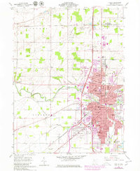 Findlay 1960 topographic map thumbnail