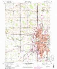 Findlay 1960 topographic map thumbnail