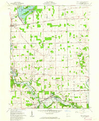 Fort Loramie 1961 topographic map thumbnail