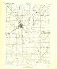 Fostoria 1901 topographic map preview