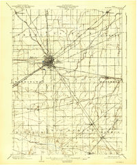 Fostoria 1903 topographic map preview