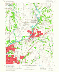 Franklin 1965 topographic map thumbnail
