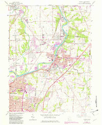 Franklin 1965 topographic map thumbnail