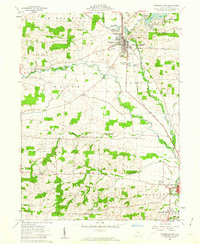 Fredericktown 1961 topographic map preview
