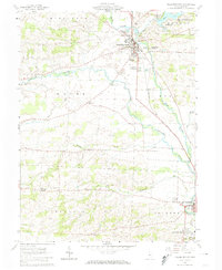 Fredericktown 1961 topographic map thumbnail