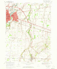 Fremont East 1969 topographic map thumbnail
