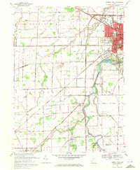 Fremont West 1969 topographic map thumbnail