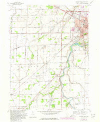 Fremont West 1969 topographic map thumbnail