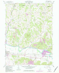 Fresno 1961 topographic map thumbnail