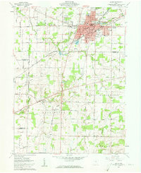 Galion 1960 topographic map thumbnail
